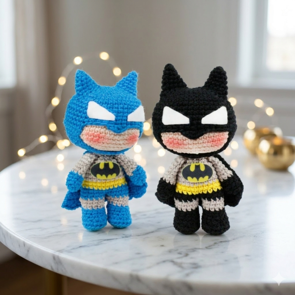 Batman Amigurumi Patrón  ESPAÑOL / ENGLISH